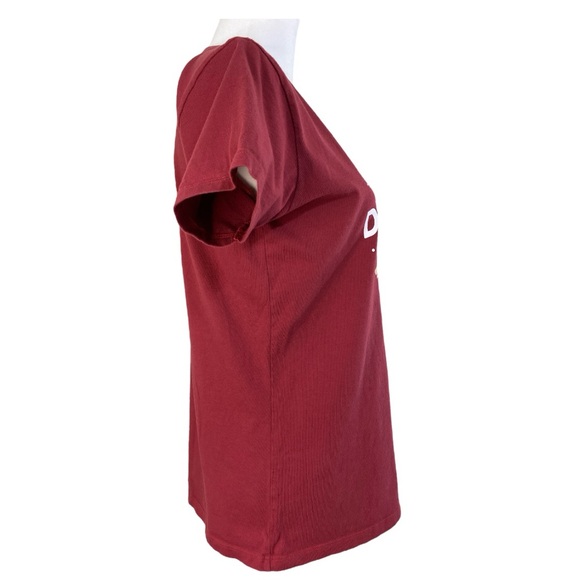 Life is Good "Dachshund and Dashing" Graphic Dog Short Sleeve Tee Red Size M - Picture 2 of 8